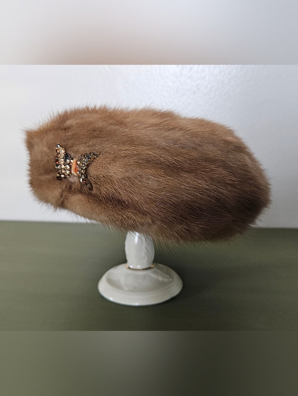 Vintage Genuine Mink Fur Cap